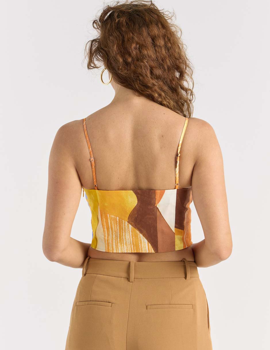 Top escote cuadrado tirante ajustable 2