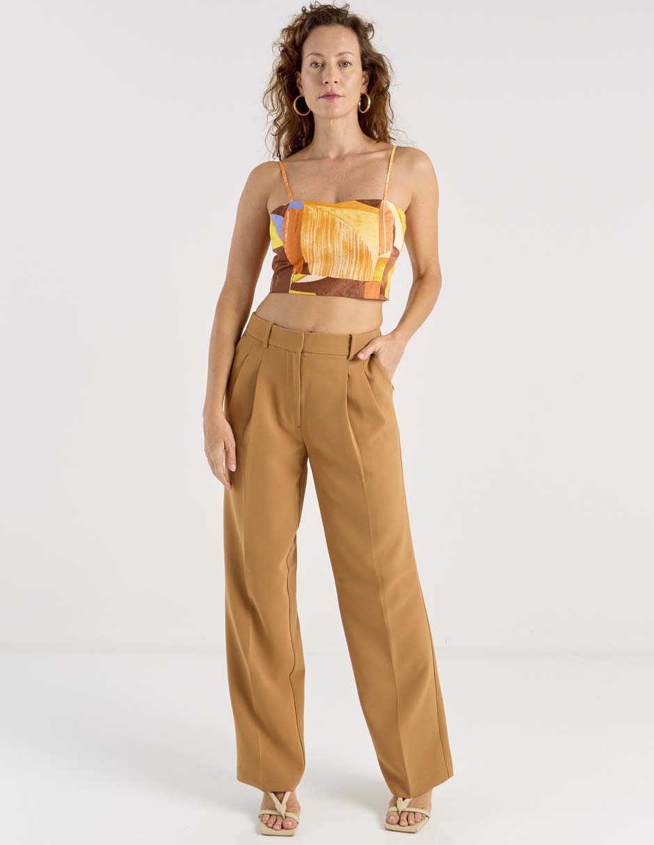 Top escote cuadrado tirante ajustable 3