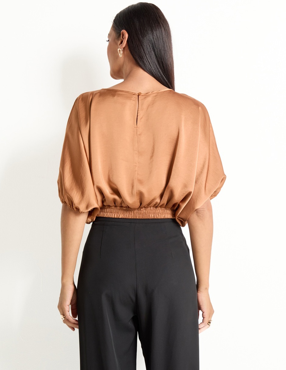 Blusa manga al codo para mujer 2