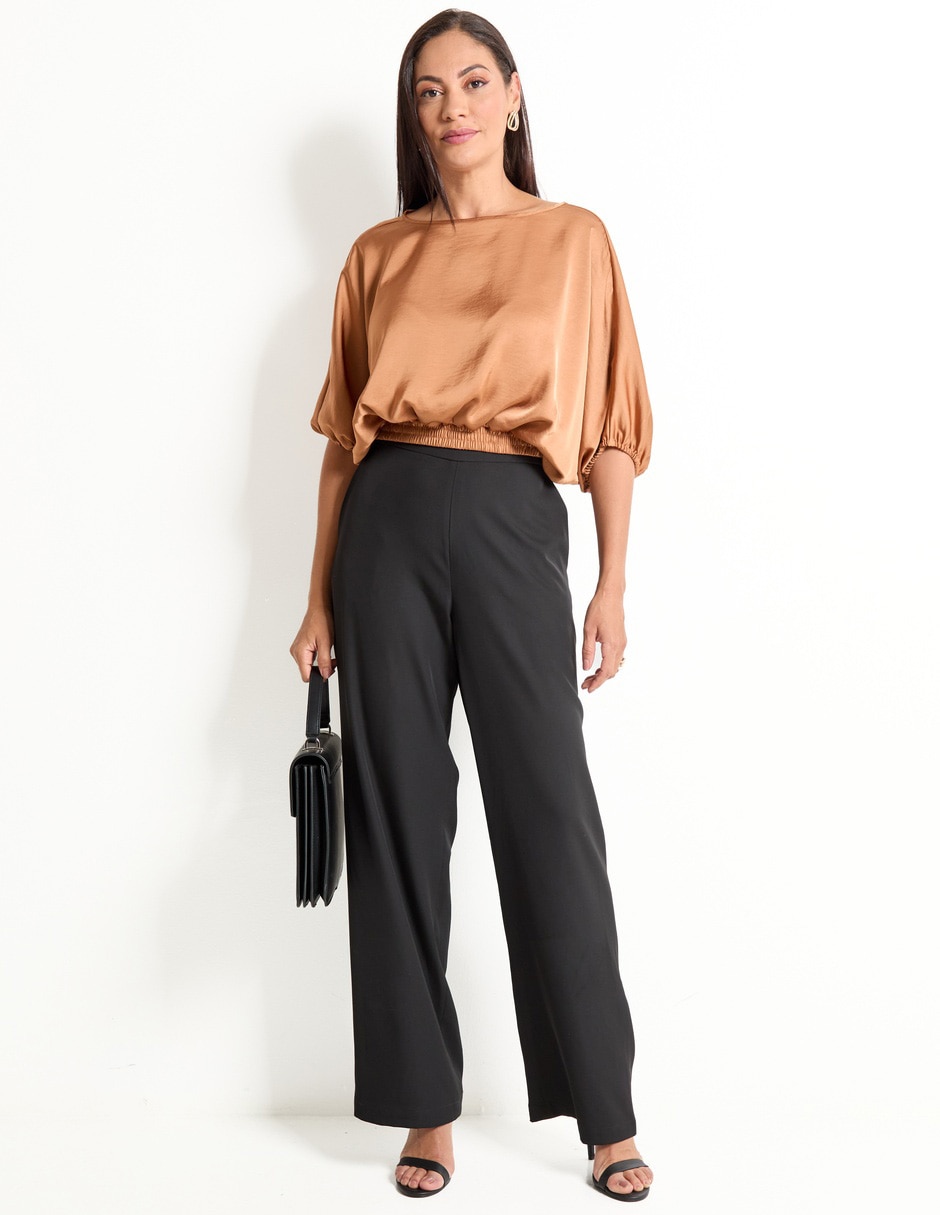 Blusa manga al codo para mujer 3