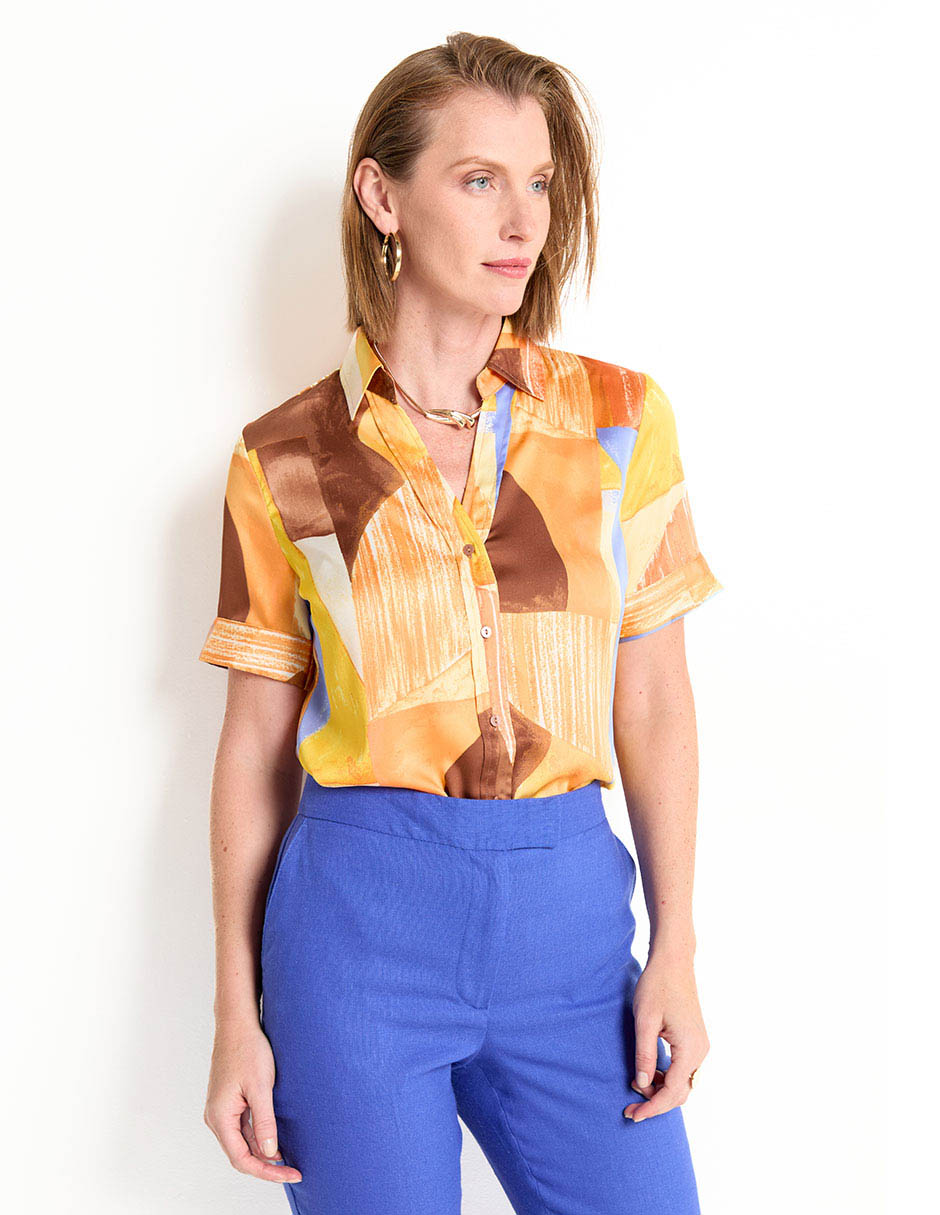 Blusa manga corta para mujer Blusa manga corta para mujer