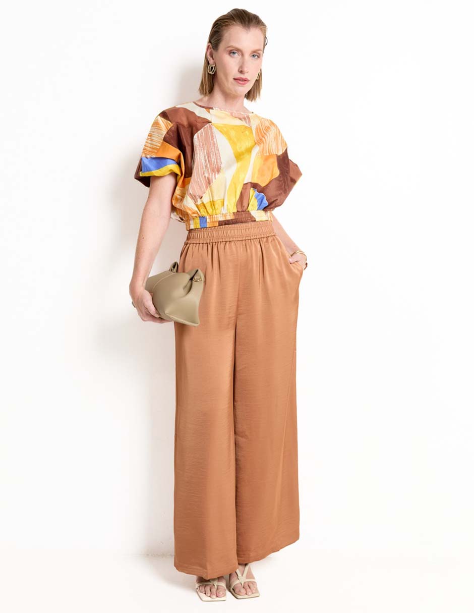 Pantalón amplio para mujer 3