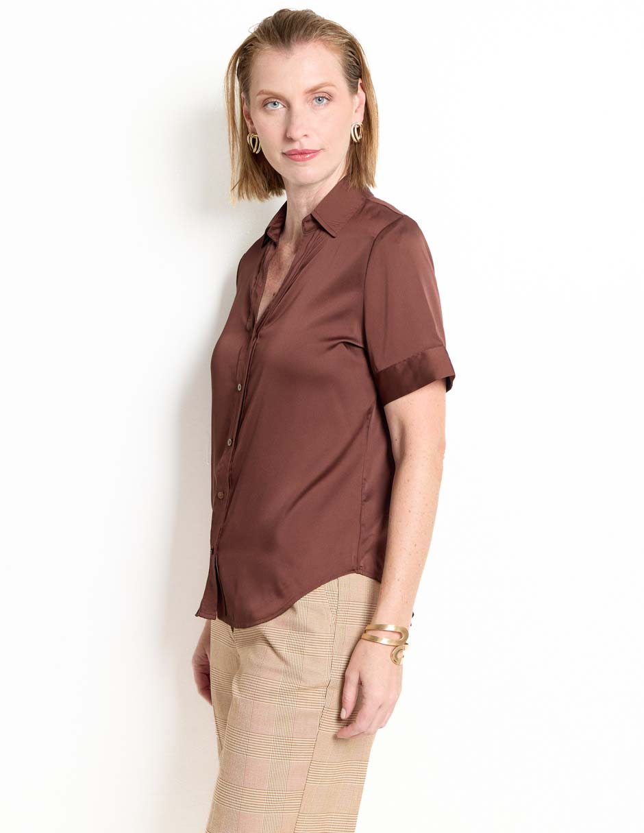 Blusa manga corta para mujer 5