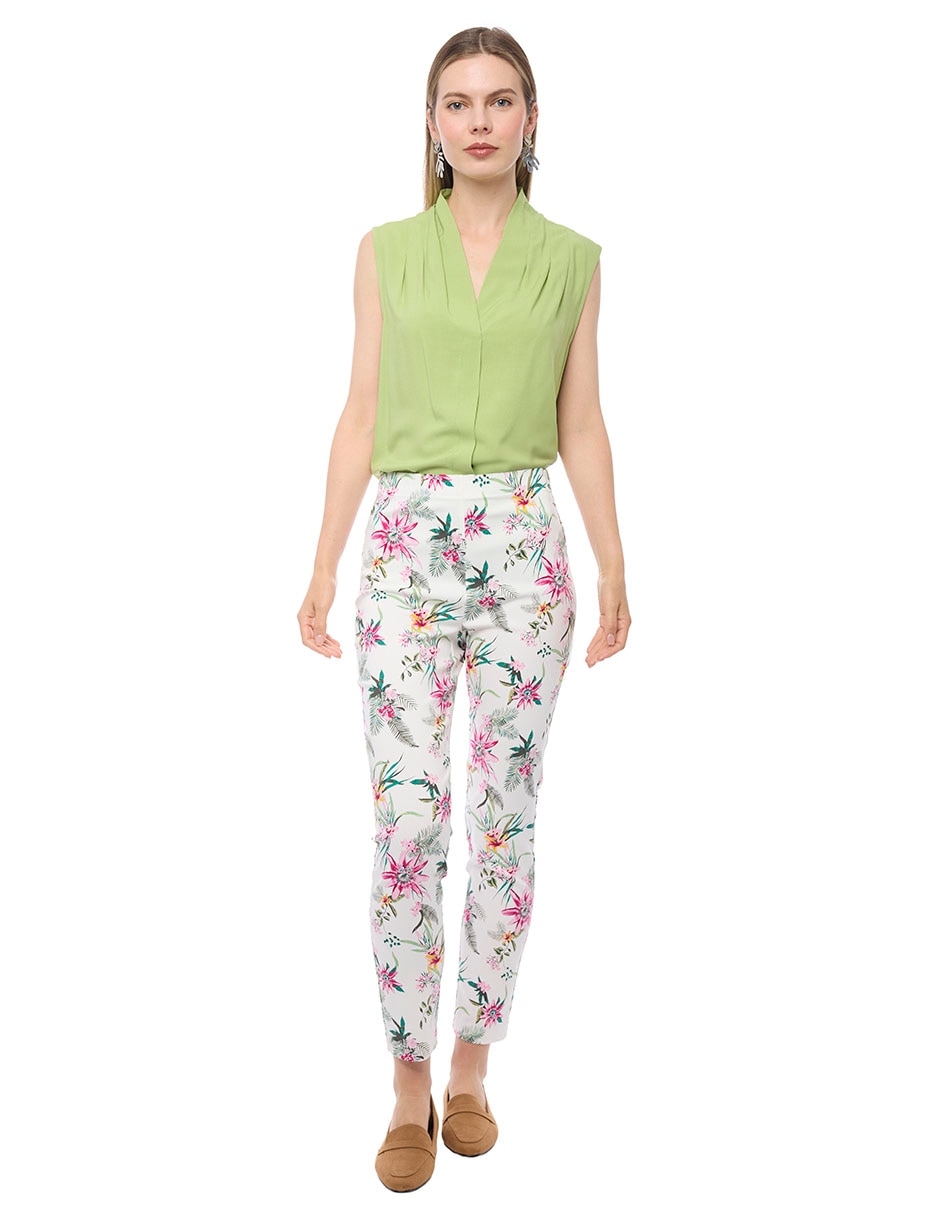 Pantalón relaxed skinny para mujer 3