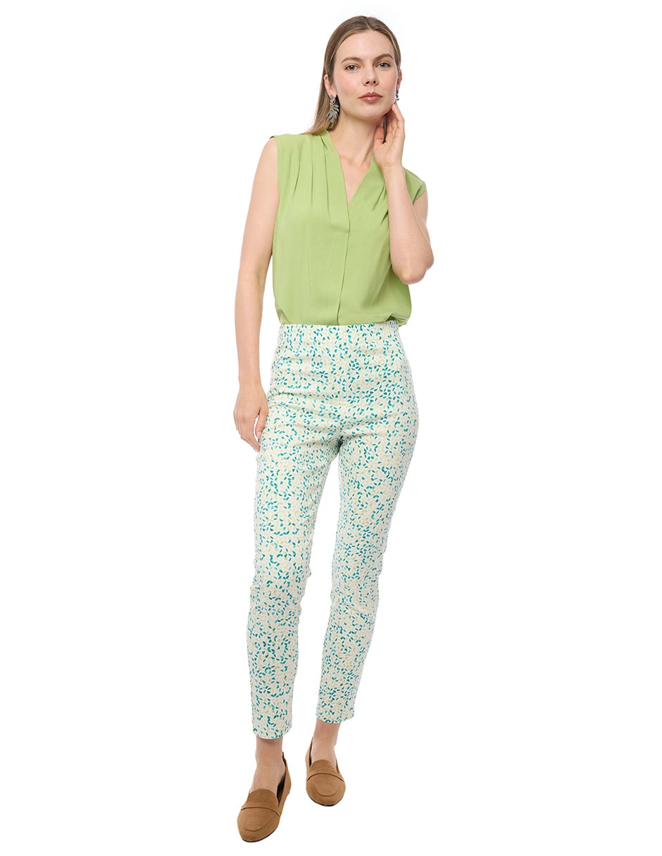 Pantalón relaxed skinny para mujer 3