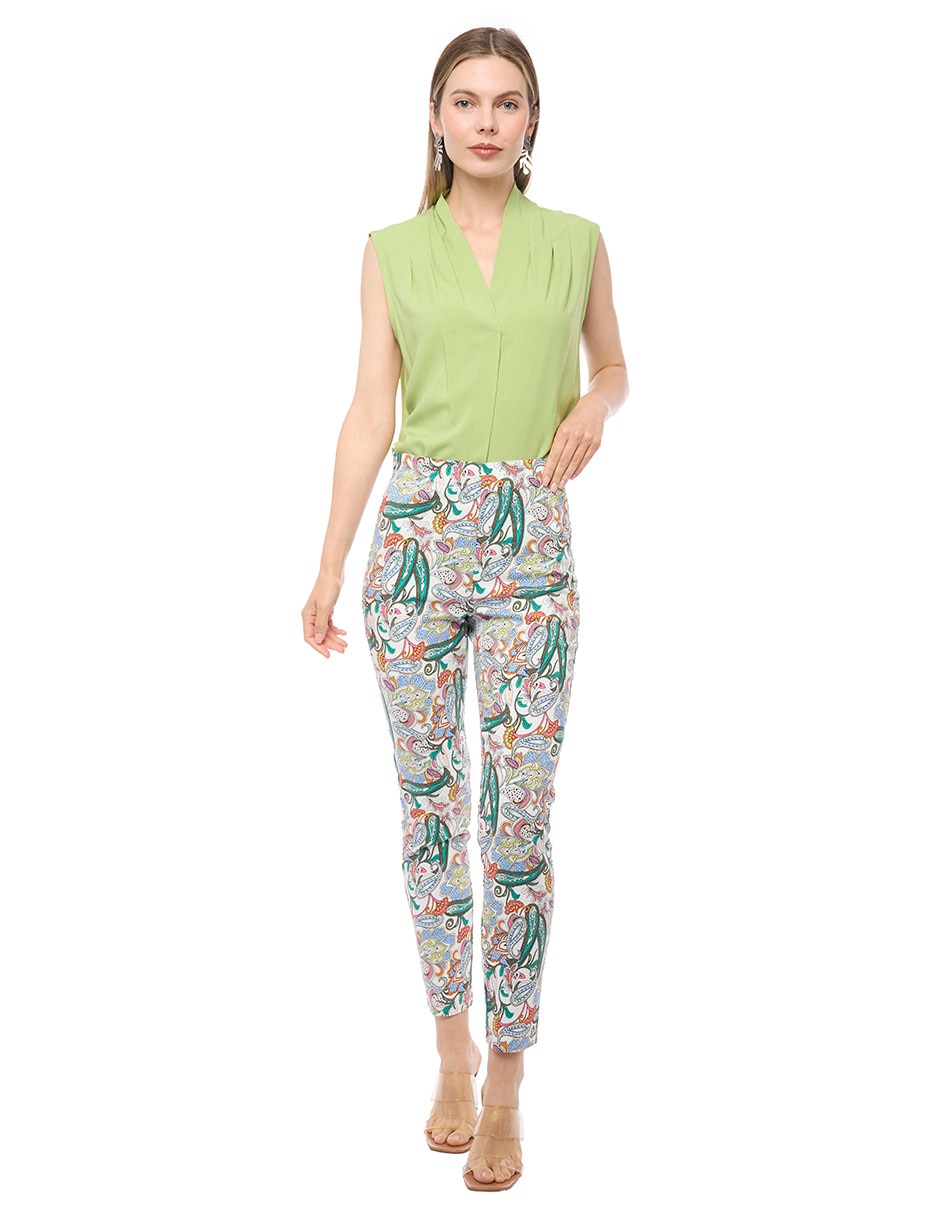 Pantalón relaxed skinny para mujer 3