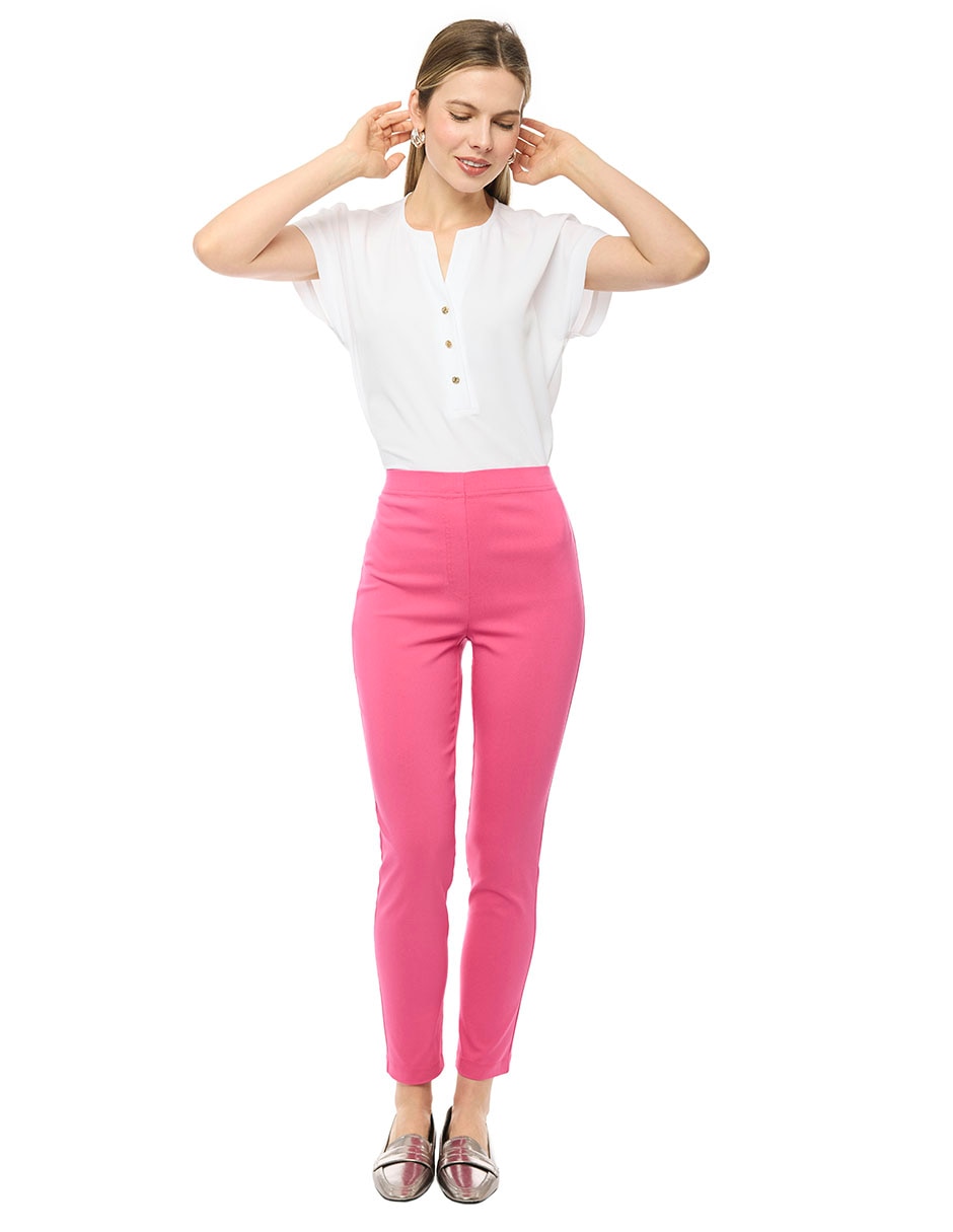 Pantalón relaxed skinny para mujer 3