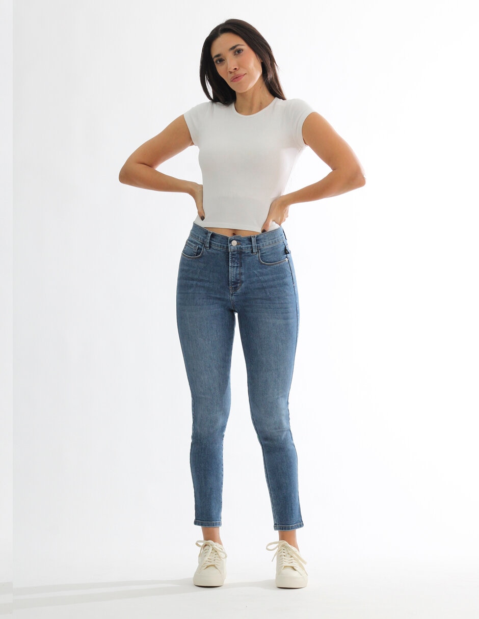 Jeans capri skinny para mujer 3