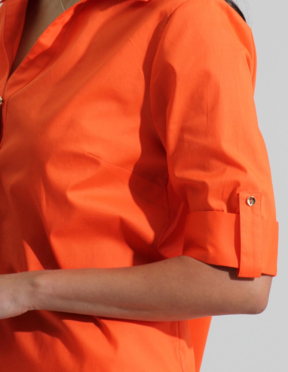 Blusa manga al codo para mujer 5