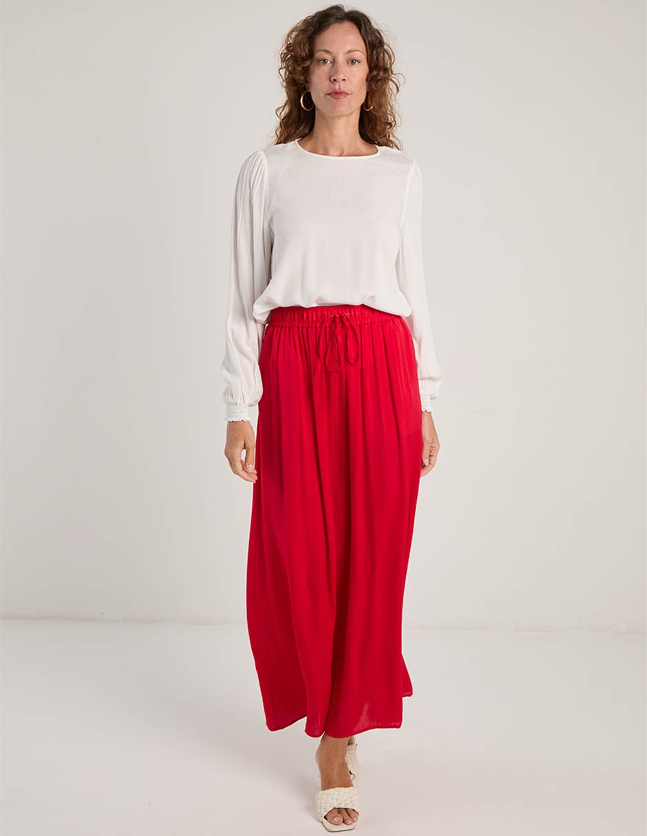 Falda crop a la cintura 2