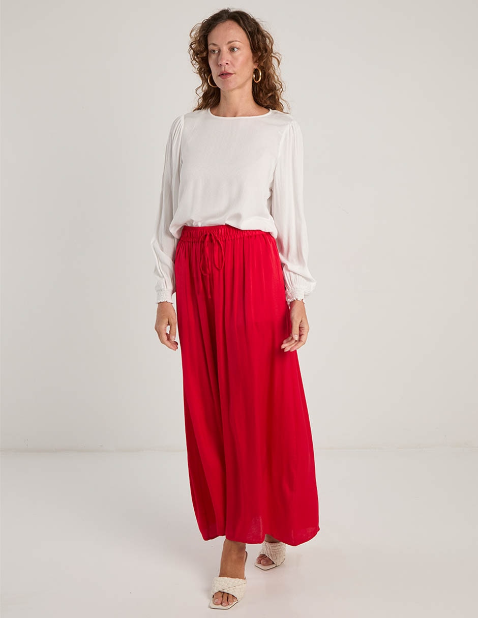 Falda crop a la cintura 3