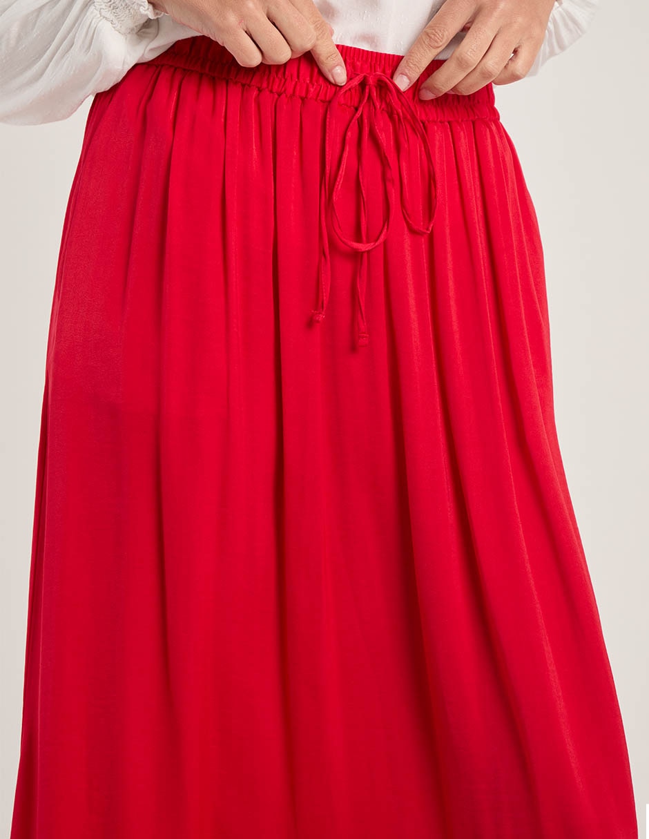 Falda crop a la cintura 4