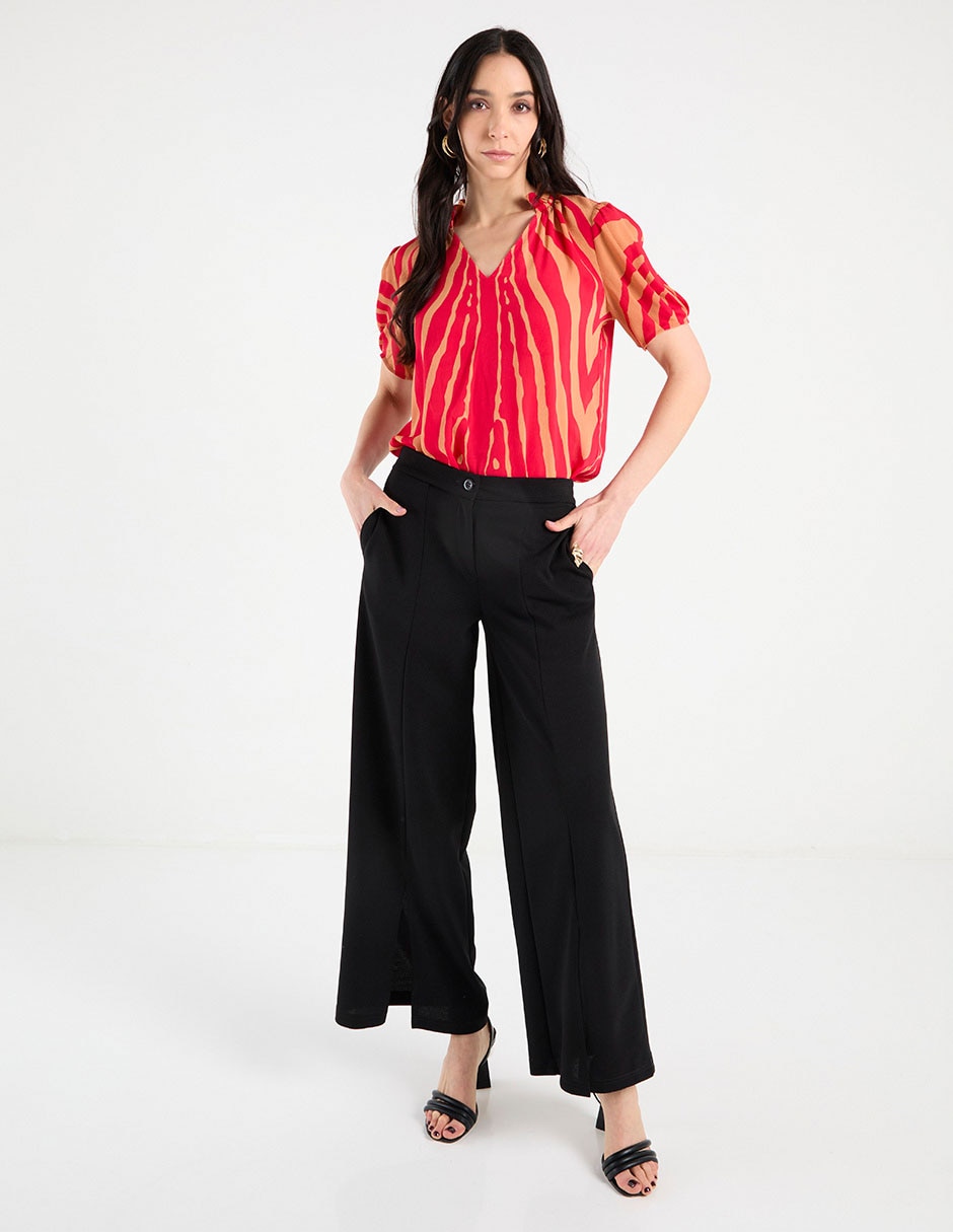 Blusa Liz& manga corta para mujer 2