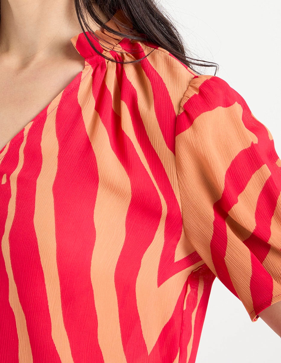Blusa Liz& manga corta para mujer 4