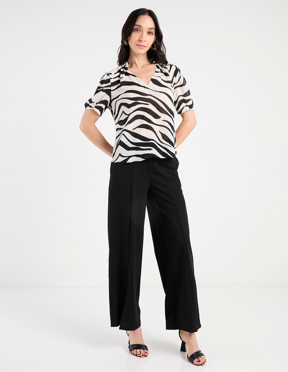 Blusa Liz& manga corta para mujer 2