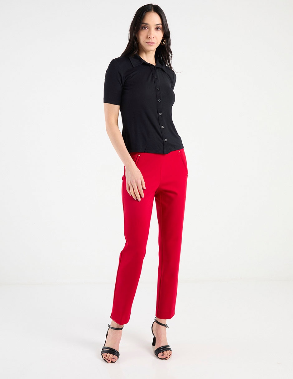 Blusa Liz& manga corta para mujer 2