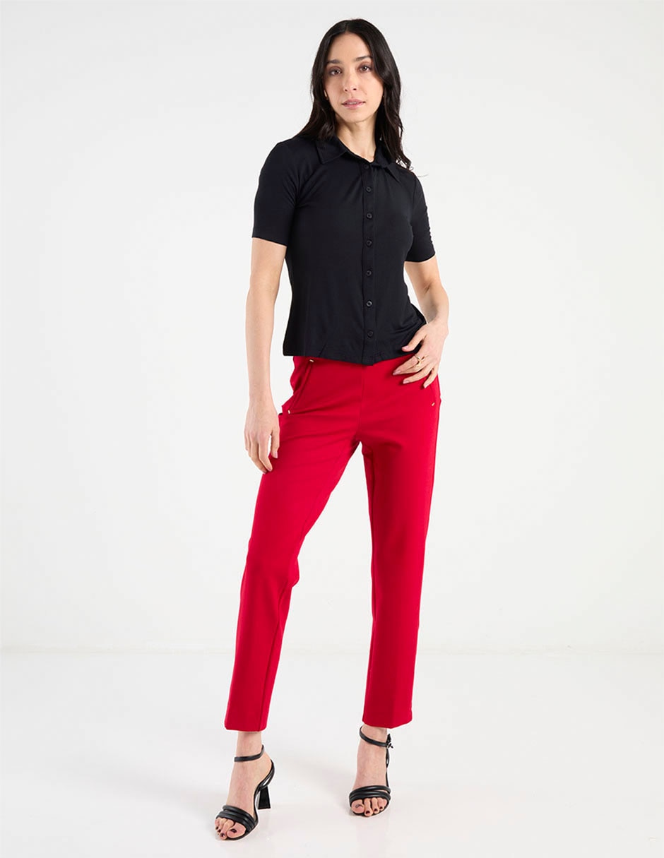 Blusa Liz& manga corta para mujer 3