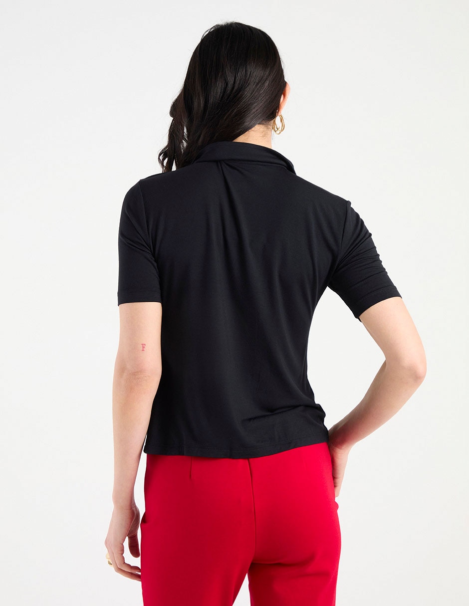 Blusa Liz& manga corta para mujer 6