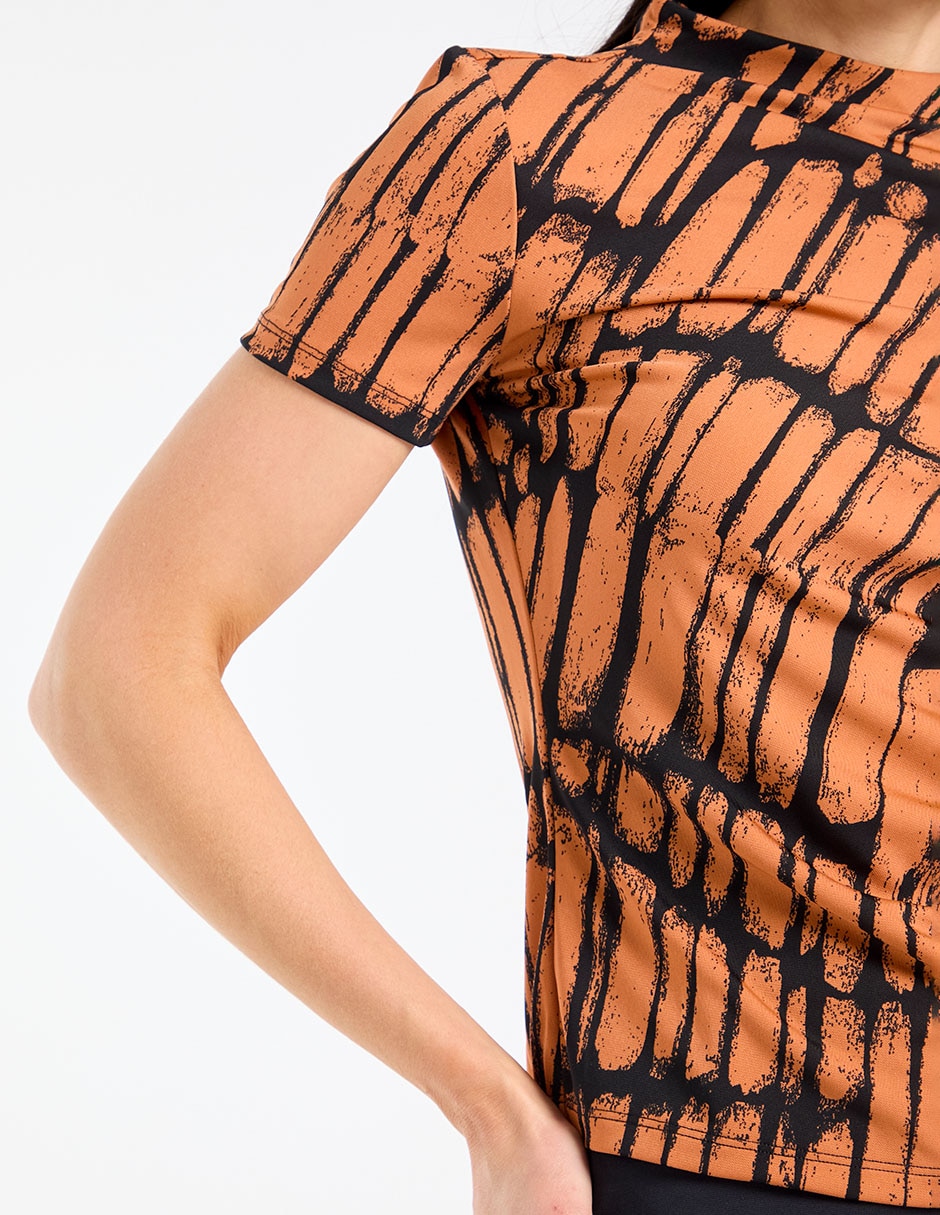 Blusa Liz& manga corta para mujer 5