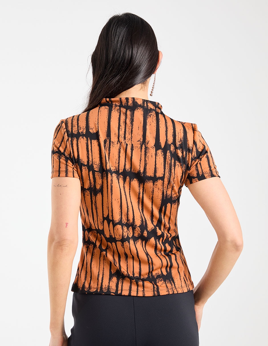 Blusa Liz& manga corta para mujer 6