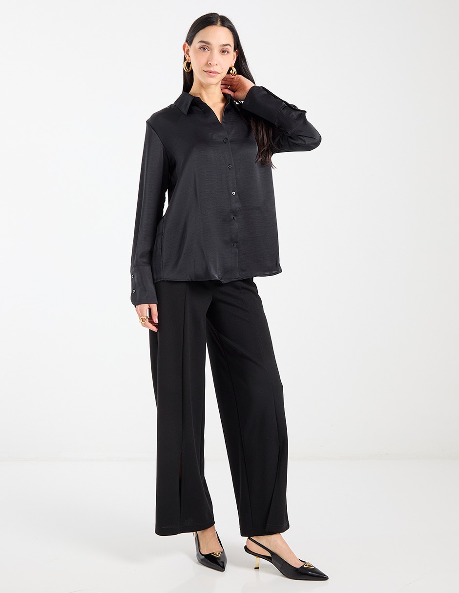 Blusa Liz& manga larga para mujer 3