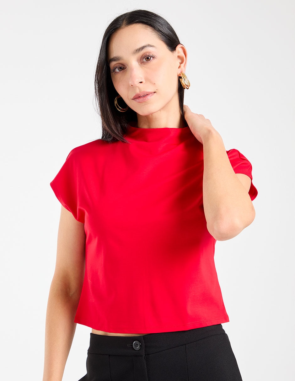 Blusa Liz& manga corta para mujer 2