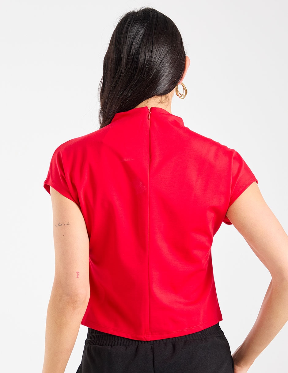 Blusa Liz& manga corta para mujer 6