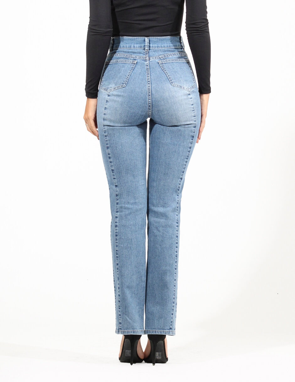 Jeans straight para mujer 2