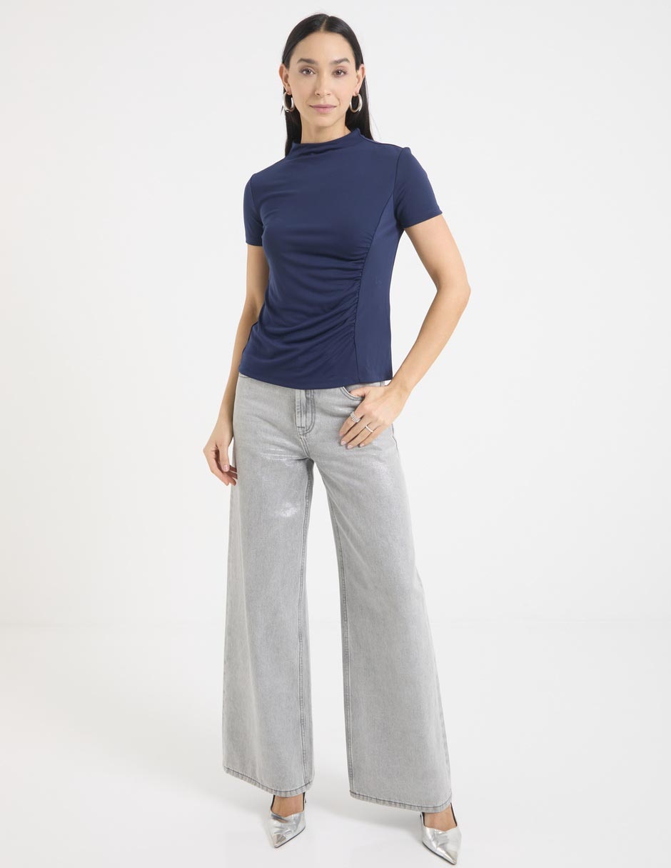 Blusa manga corta para mujer 3