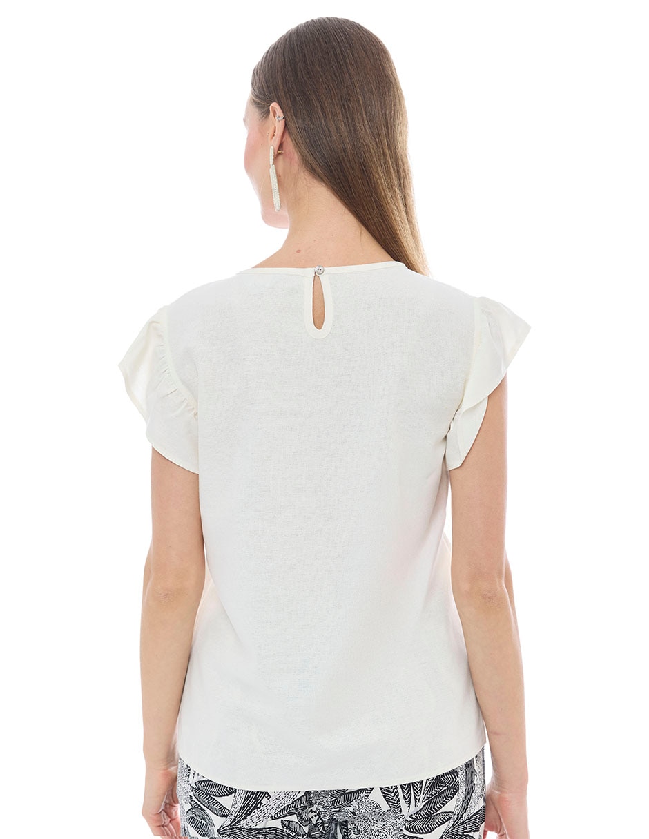 Blusa manga corta para mujer 2