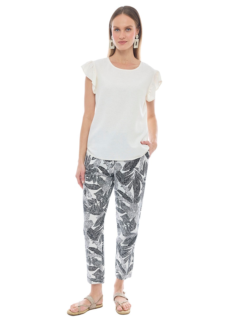 Blusa manga corta para mujer 3