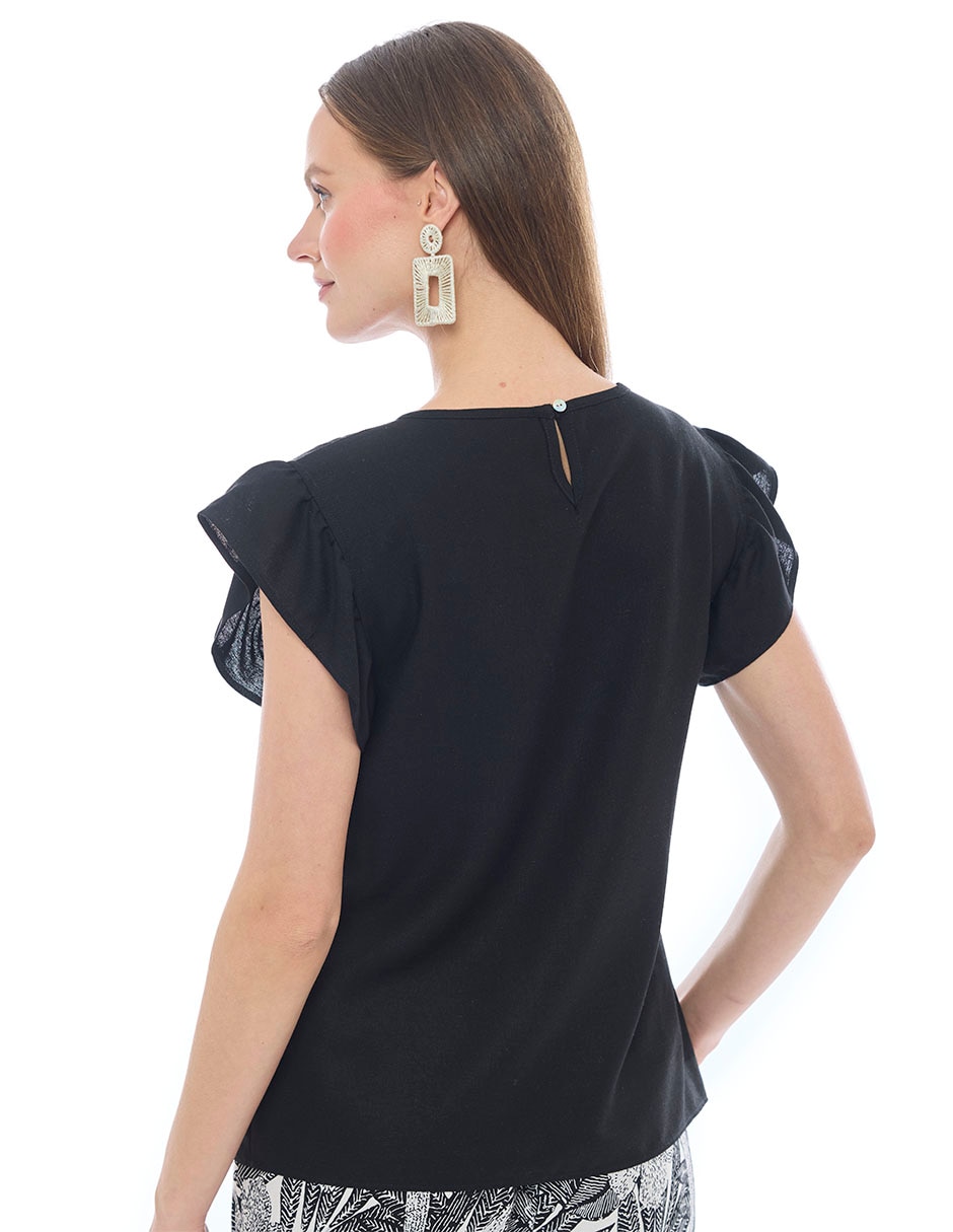 Blusa manga corta para mujer 2