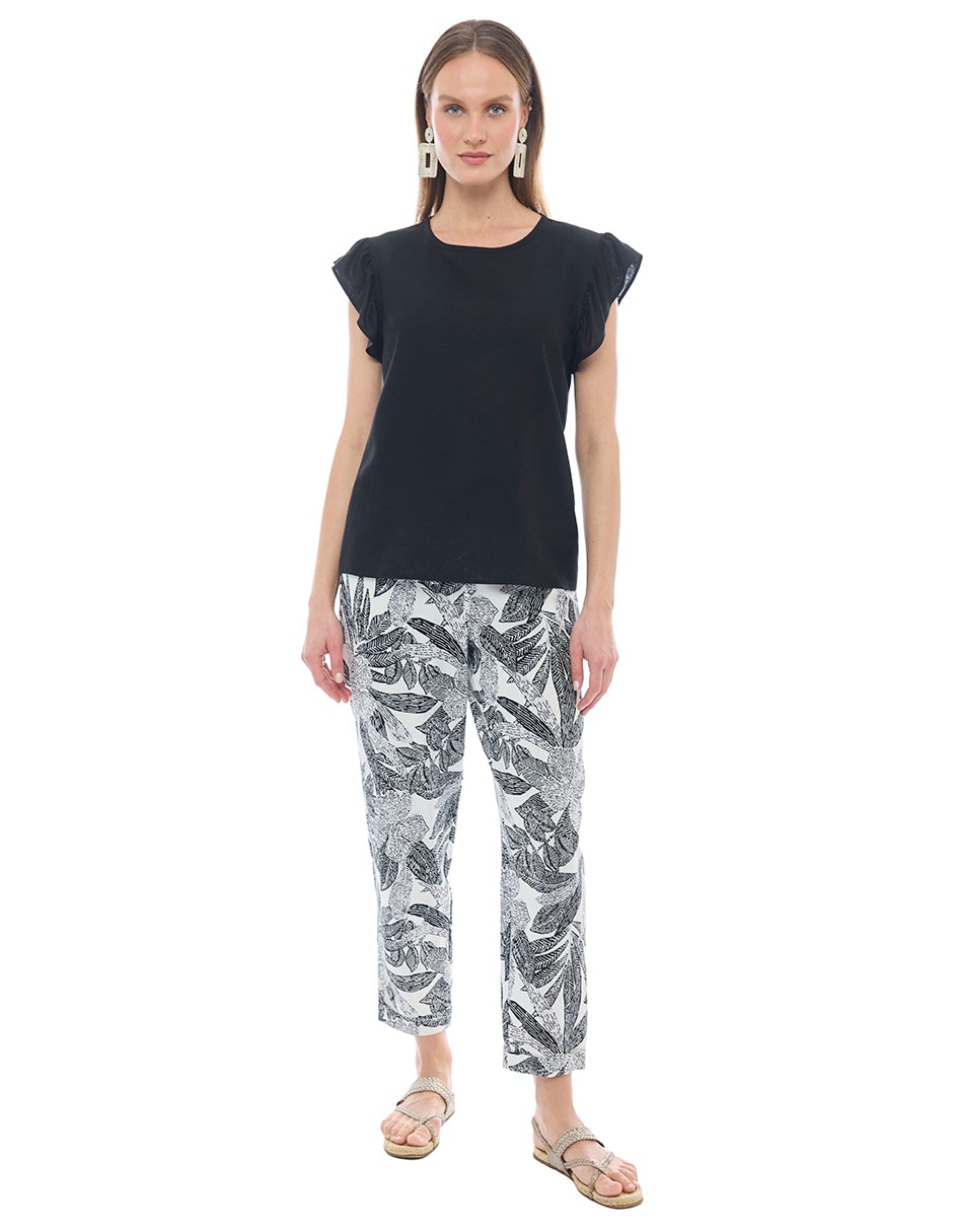 Blusa manga corta para mujer 3