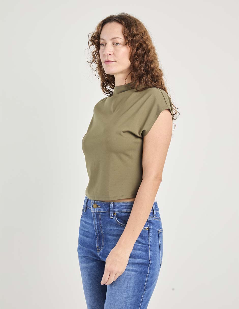 Blusa manga corta para mujer 3