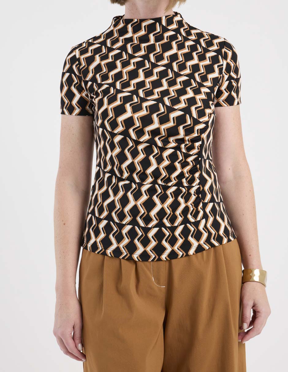 Blusa manga corta para mujer 5