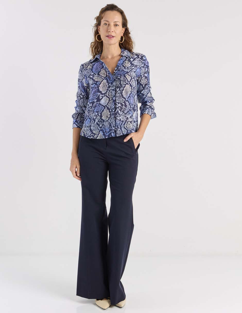 Blusa Liz& manga larga para mujer 3