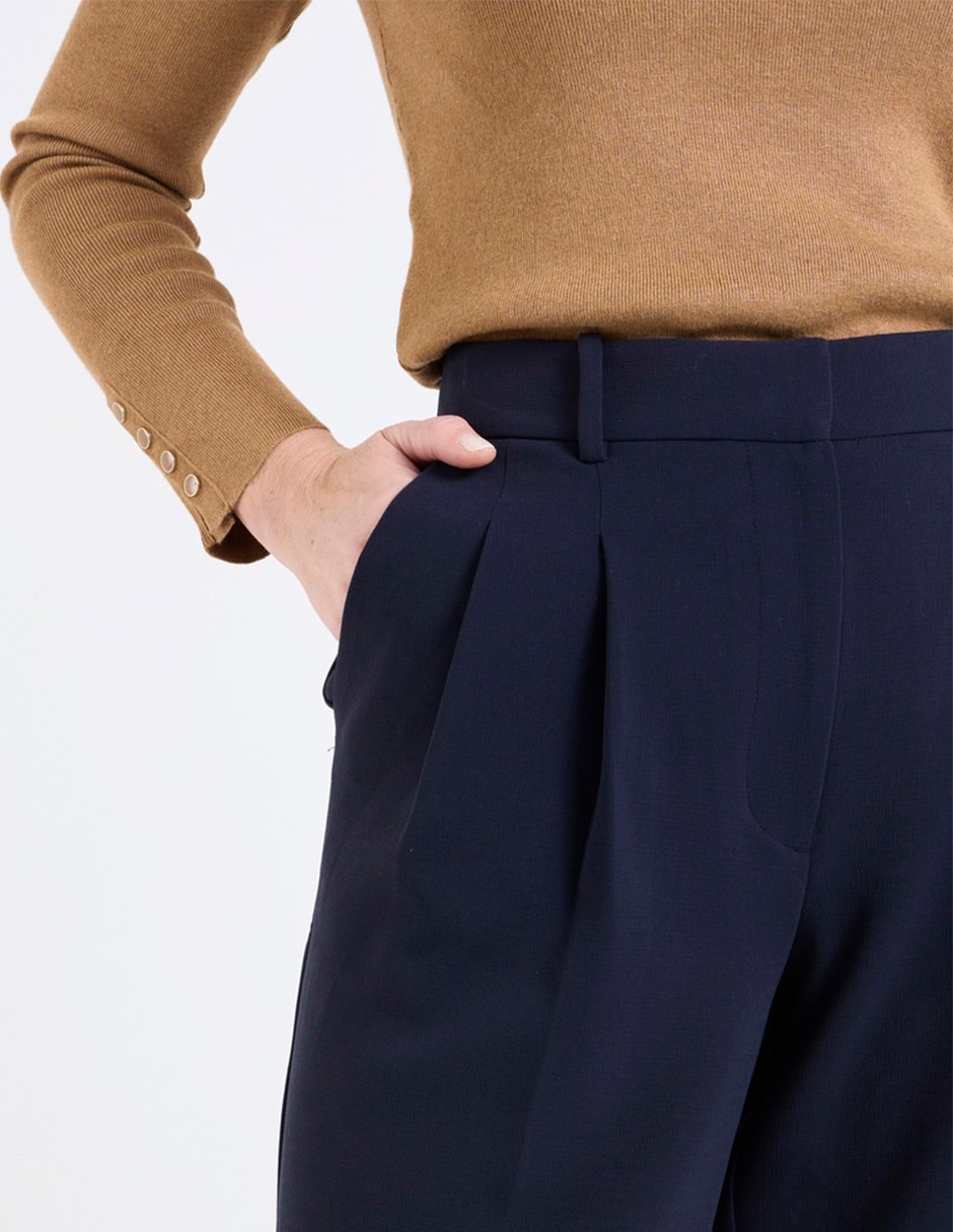 PANTALON LIZ&CO BY LIZ, 6, AZUL MARINO