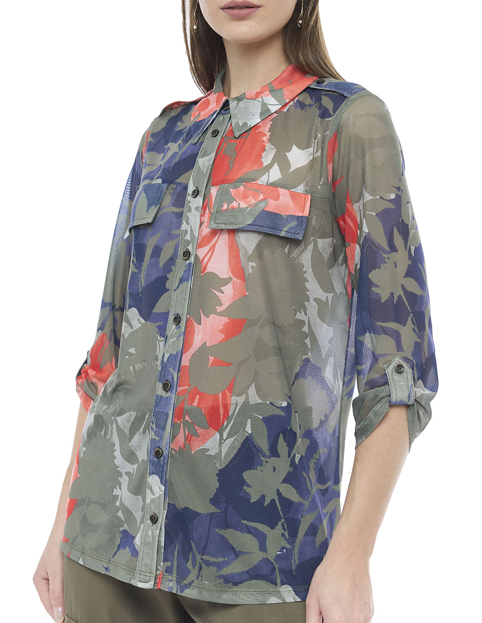 Blusa manga 3/4 para mujer 4
