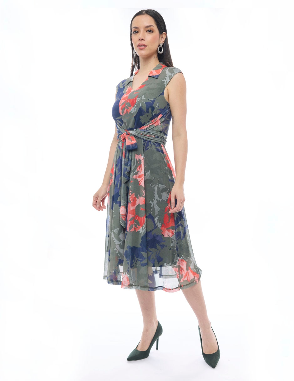 Vestido midi formal para mujer 3
