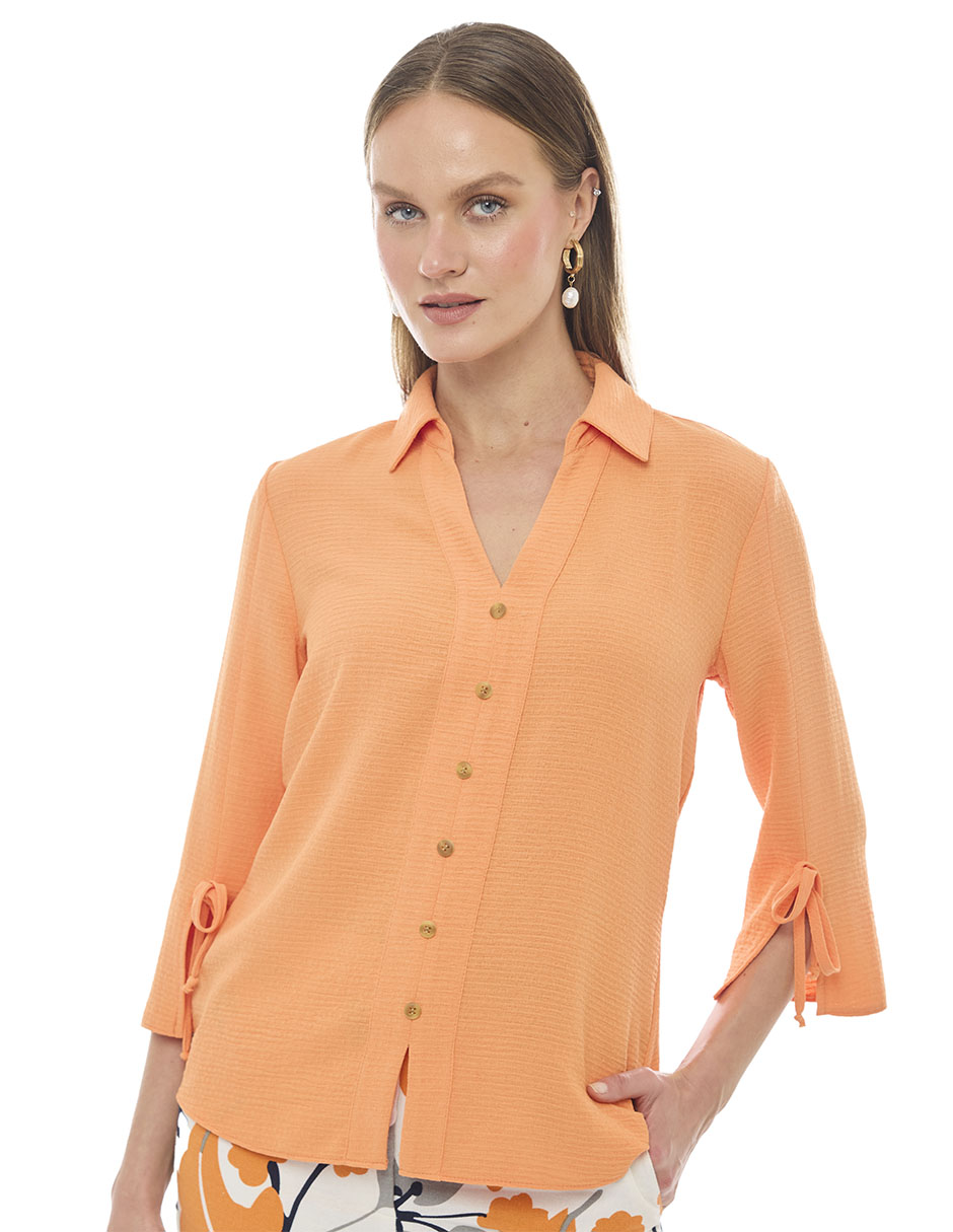Blusa manga 3/4 para mujer Blusa manga 3/4 para mujer