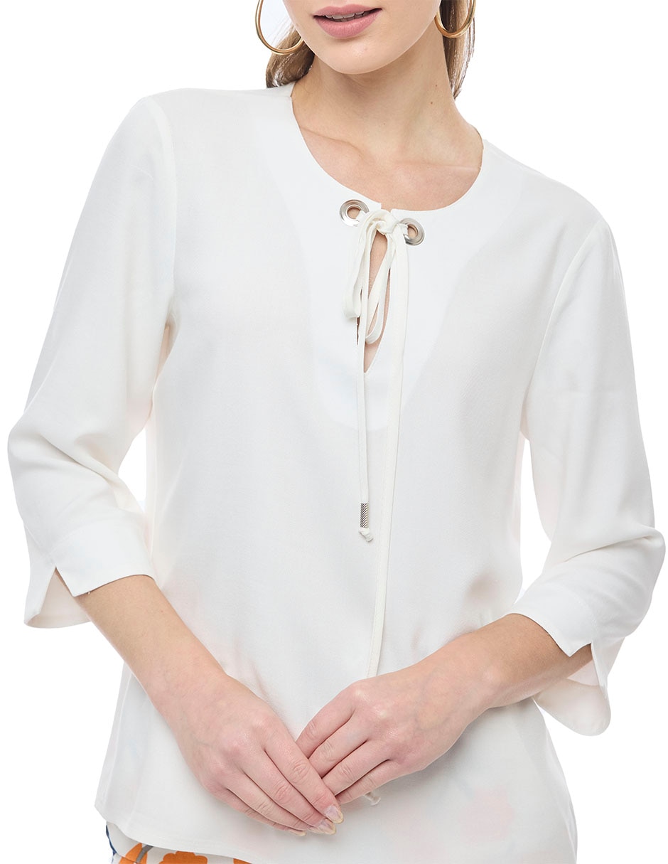 Blusa manga 3/4 para mujer 4