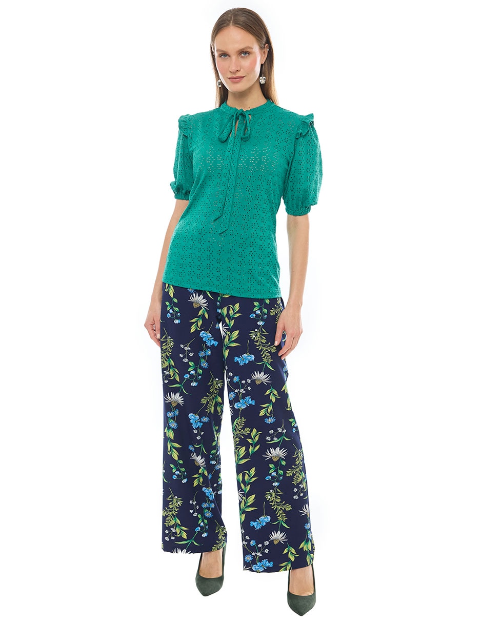 Blusa manga corta para mujer 3