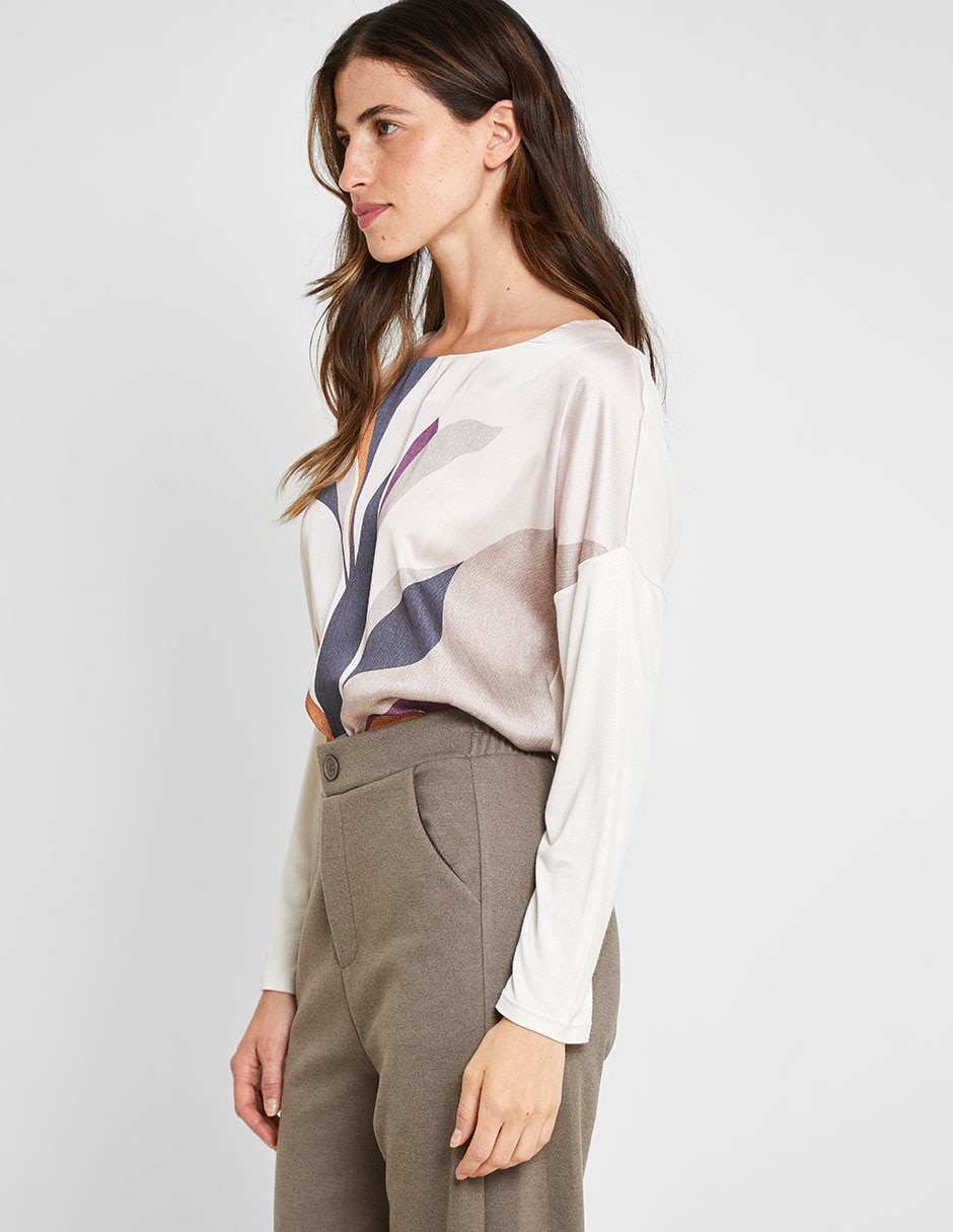 Blusa manga larga para mujer 4