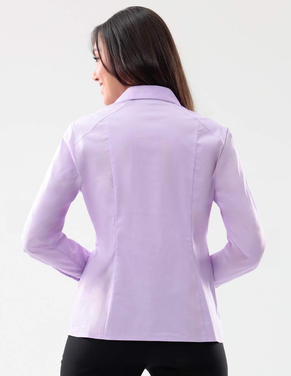 Blusa Pierre Cardin manga larga para mujer