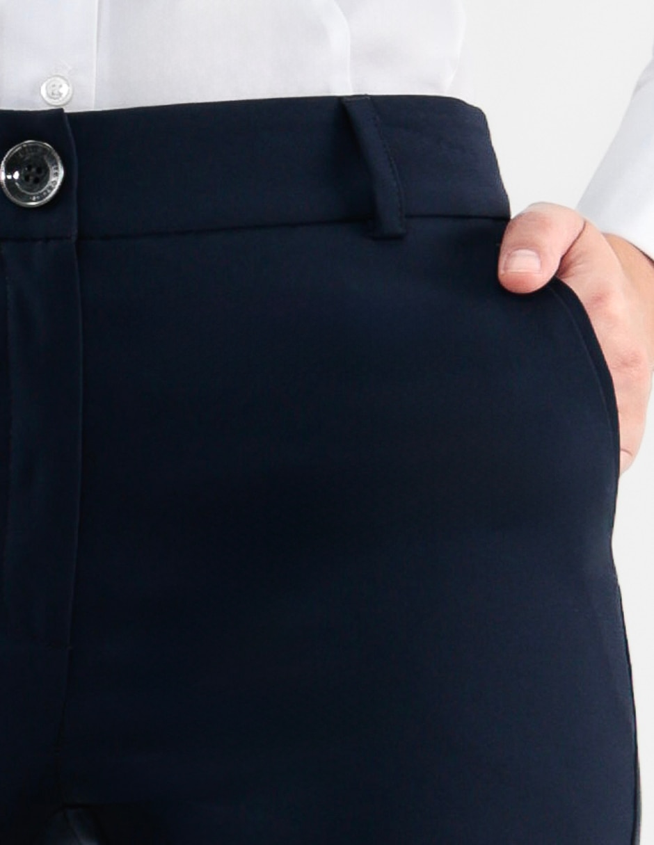 PANTALON PIERRE CARDI, 36, AZUL MARINO