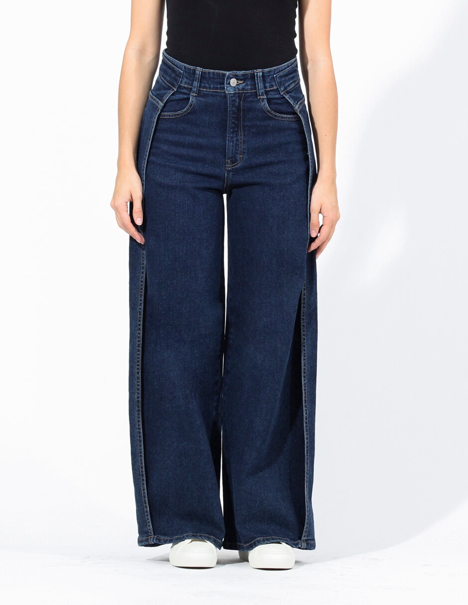 Jeans wide leg para mujer