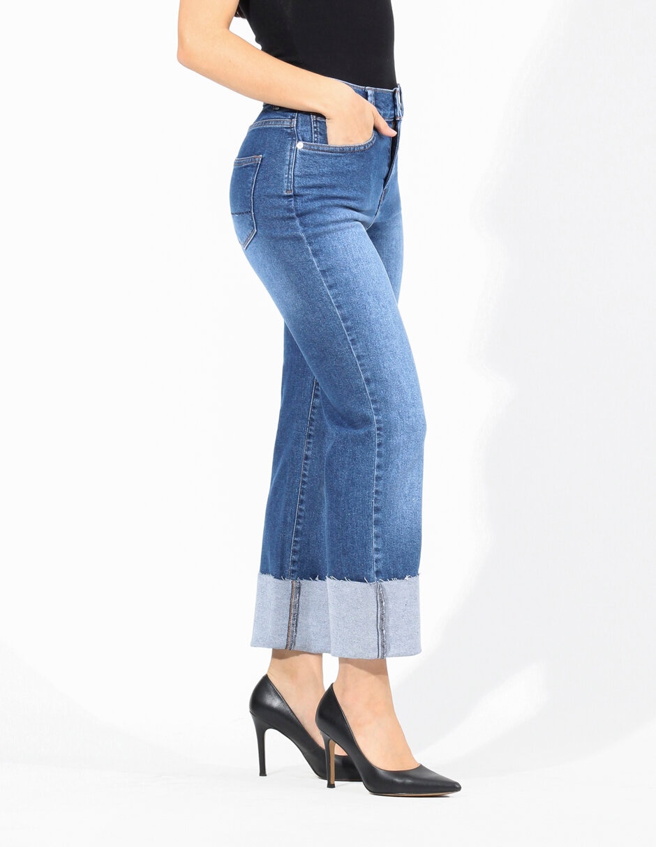 Jeans wide leg para mujer 4