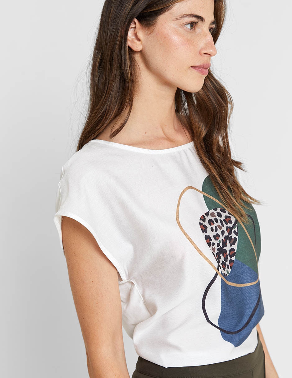 Blusa manga corta para mujer 3