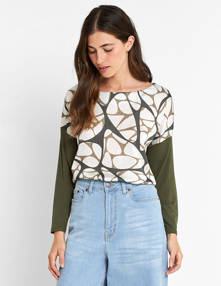 Blusa manga larga para mujer Blusa manga larga para mujer