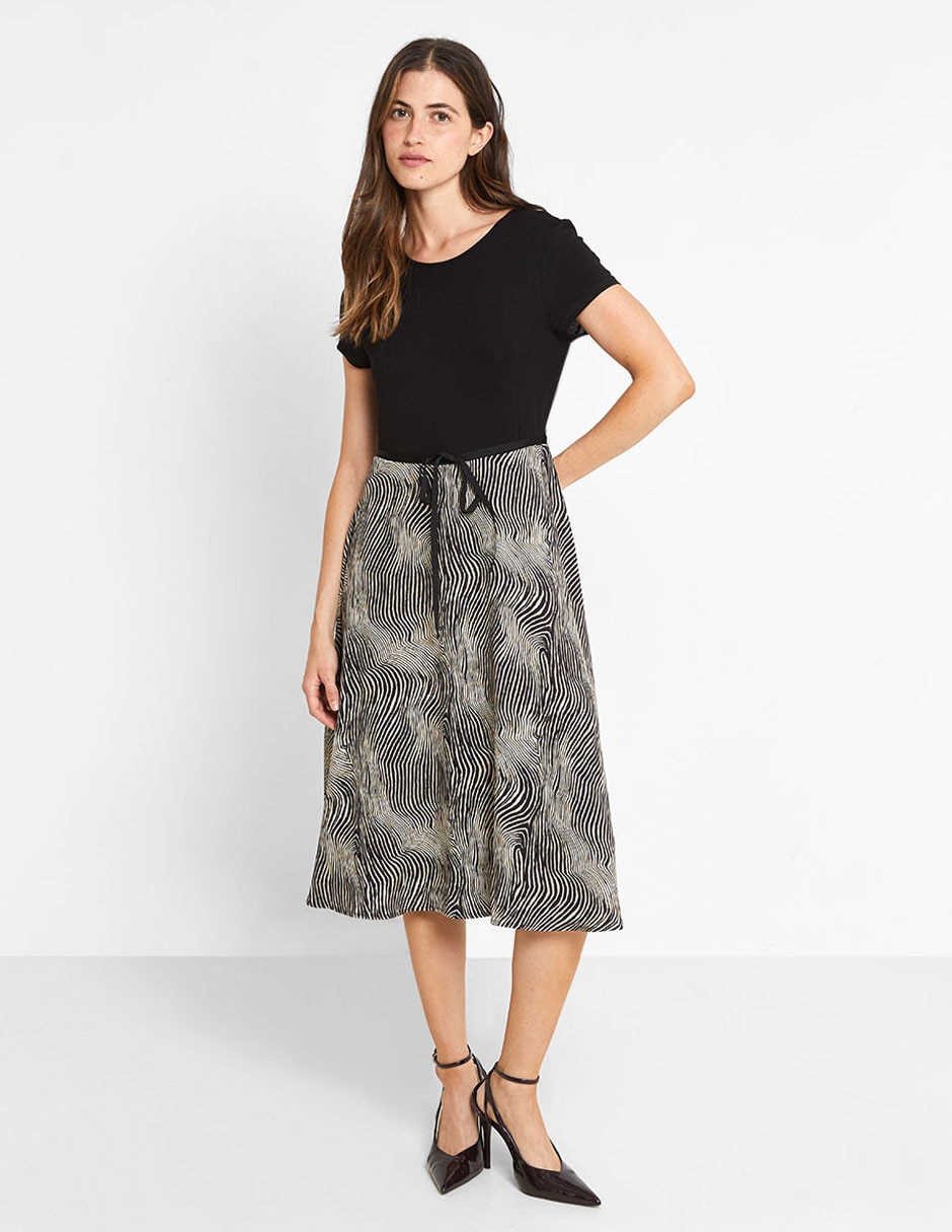 Vestido midi casual para mujer